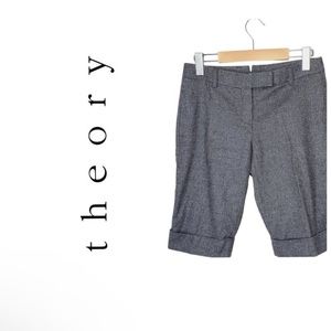 Theory Bermuda Cotton Shorts Size 6